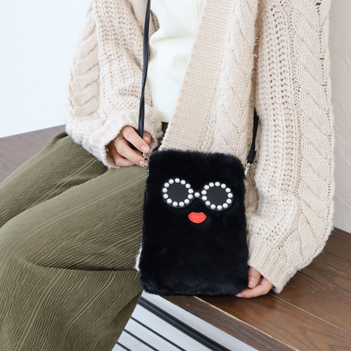 a-jolie（アジョリー） バック パールサングラス ファー モバイル