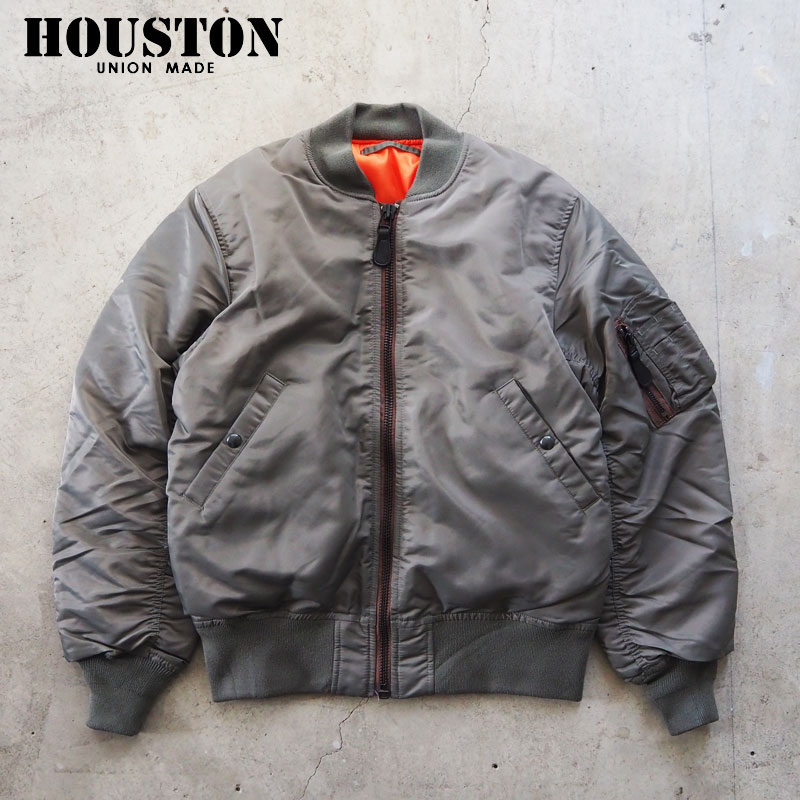 HOUSTON（ヒューストン） ジャケット MA1 メンズ HOUSTON MA-1