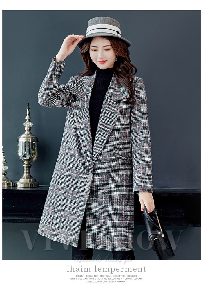 短納期 チェスターコート ロングコート コート チェックコート グレン