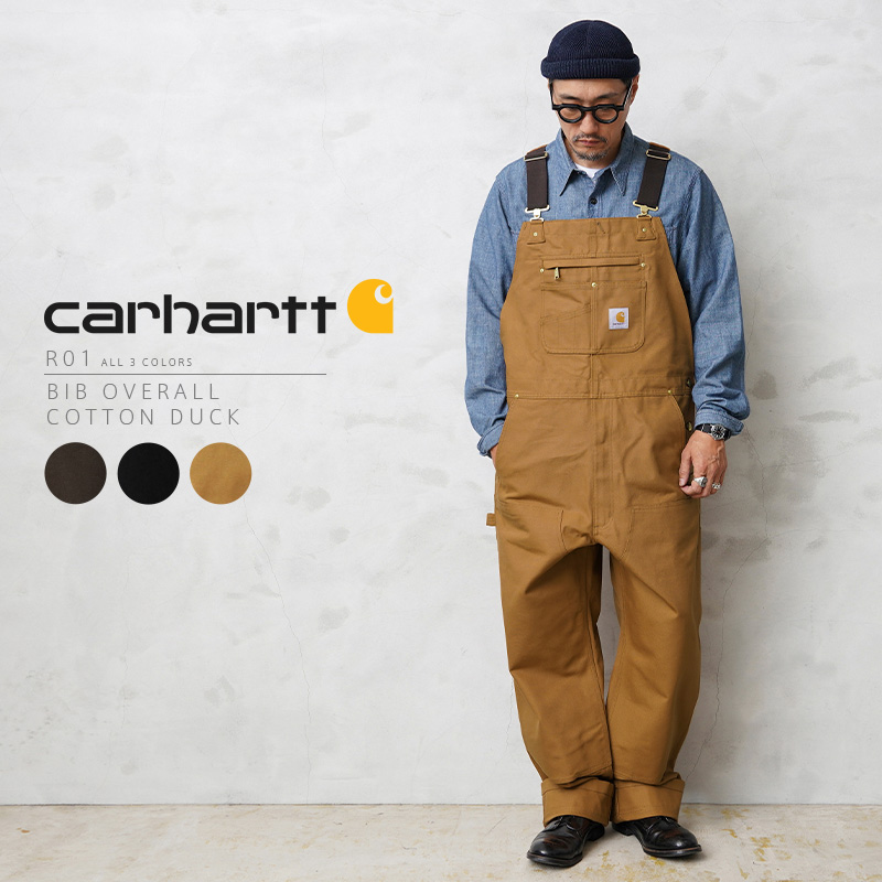 Carhartt（カーハート） R01 BIB OVERALL COTTON DUCK ビブ