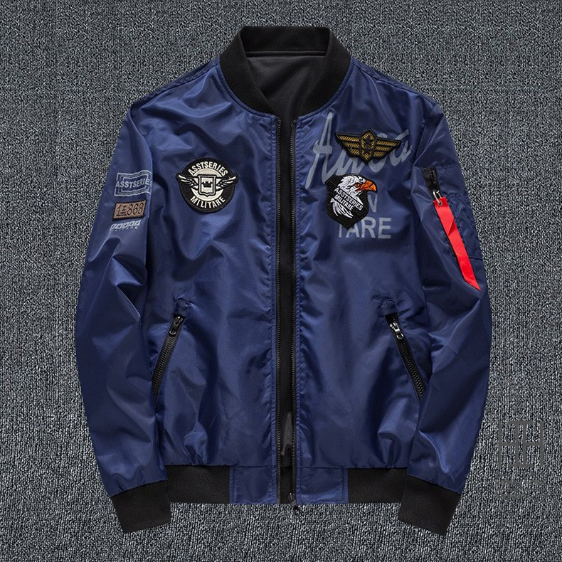 ホームアイホーム メンズ MA-1 フライトジャケット リバーシブル