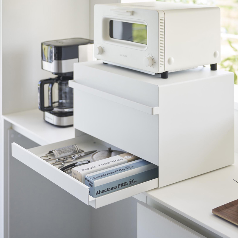 tower 山崎実業 ブレッドケース タワー 引き出し型2段 公式 パンケース