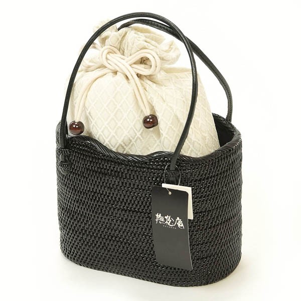 和装バッグ 岡重バッグ OKAJIMAバッグ 正絹 友禅 手描き 手作り