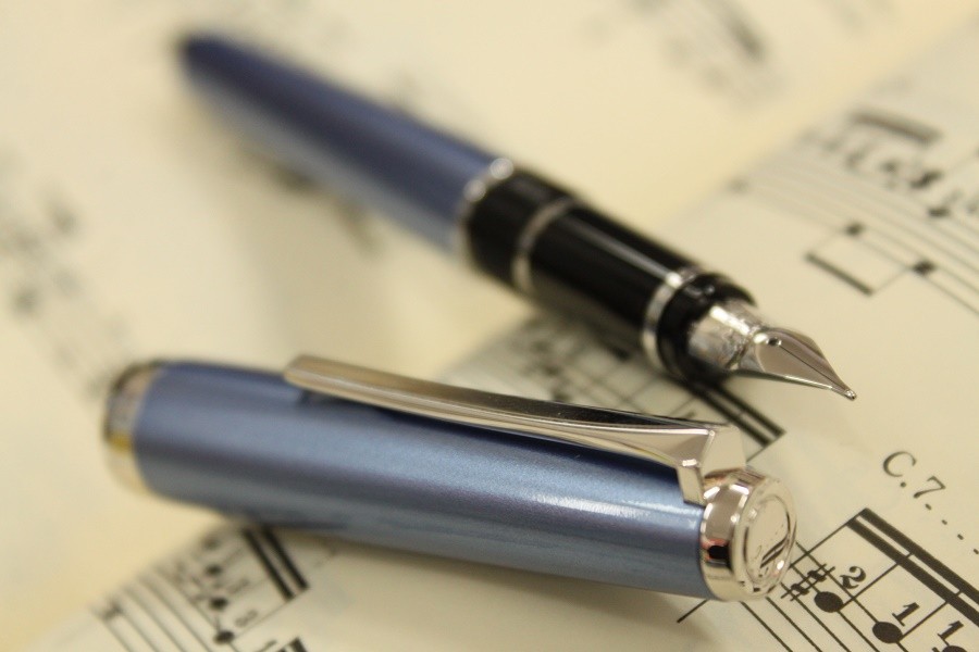 PILOT（パイロット） 万年筆 エラボー ELABO 黄銅(真鍮) ライトブルー