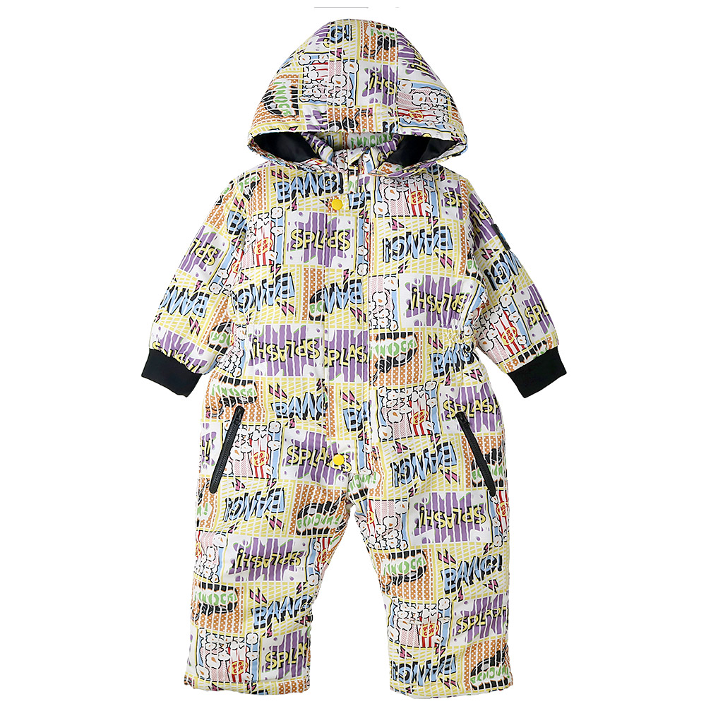 キッズ ベビー ジャンプスーツ 中綿入り 撥水加工 男の子 女の子