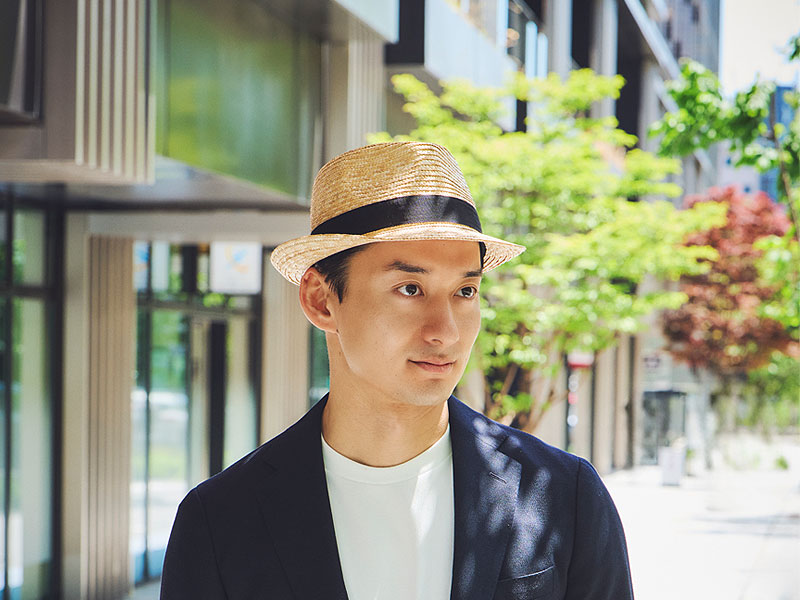 田中帽子店 Noah（ノア）中折れ麦わら帽子 ストローハット メンズ