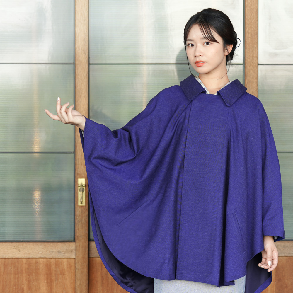 BOTAN 着物ケープ 日本製 和装ケープ 着物コート ポンチョ 道行コート