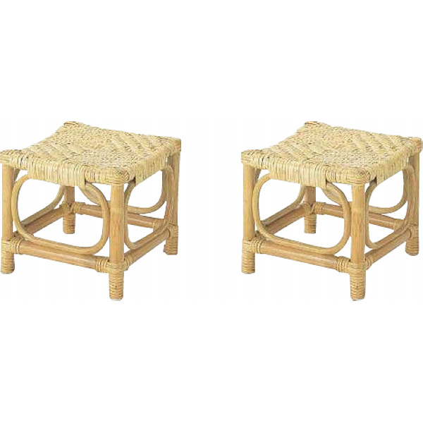 籐ミニスツール2個組 | シャディギフトモール