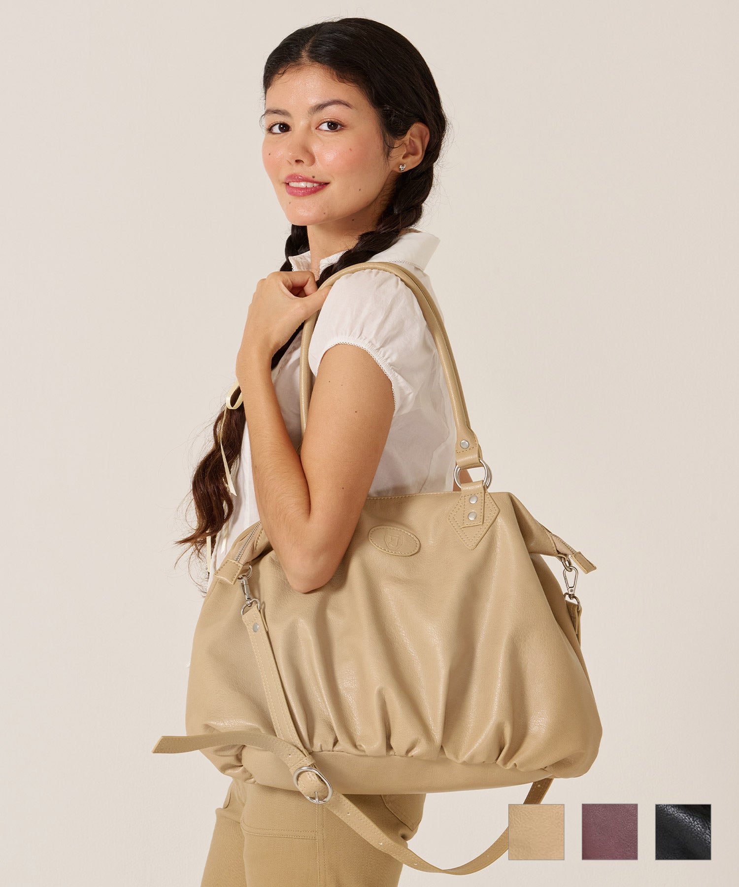 4/上旬～中旬頃発送予定！エディターズ バッグ TINA：JOJUN 全2色