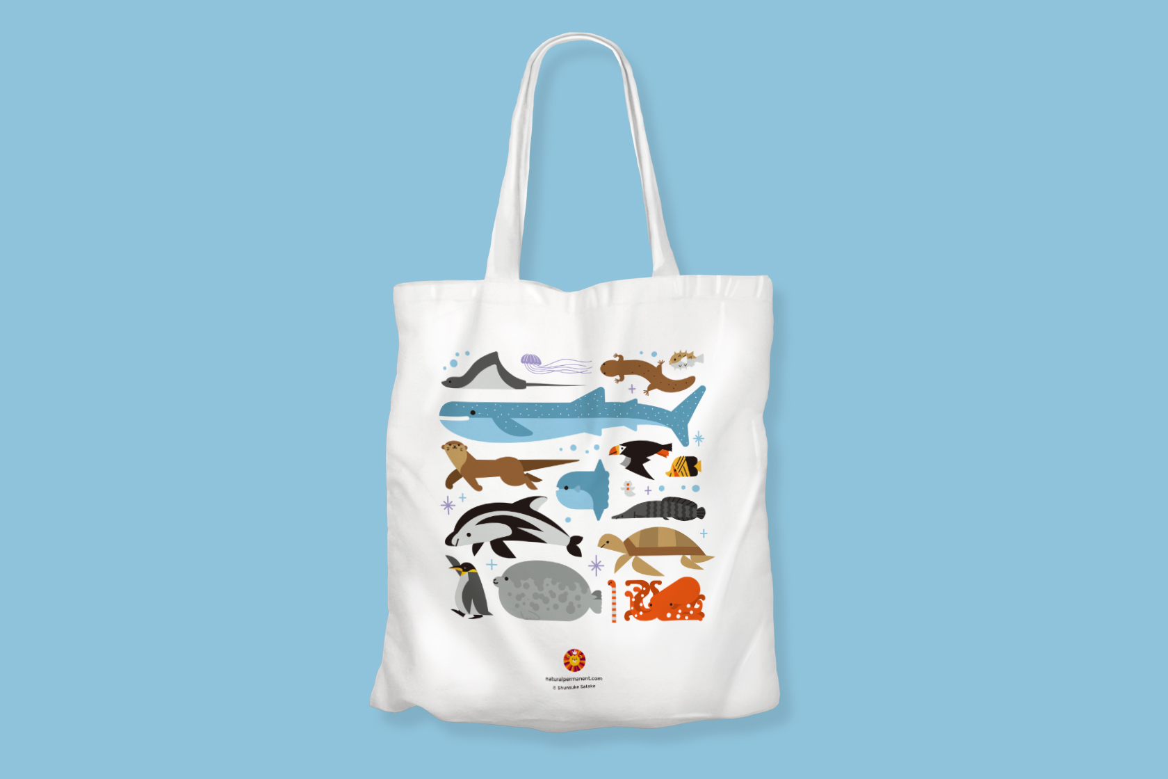 海遊館オリジナルエコバッグ - サタケシュンスケ / イラストレーター