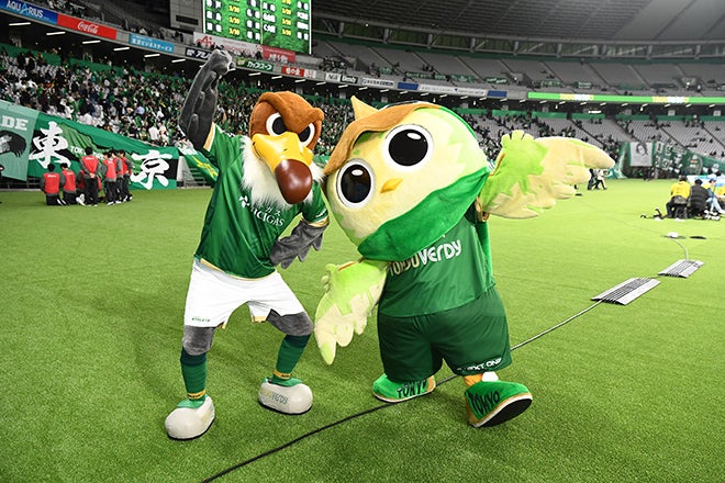 PHOTO】東京ヴェルディ公式マスコットが金Jを盛り上げる！可愛い