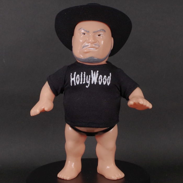 ハリウッドザコシショウTシャツ＆テンガロンハット付きソフビ人形