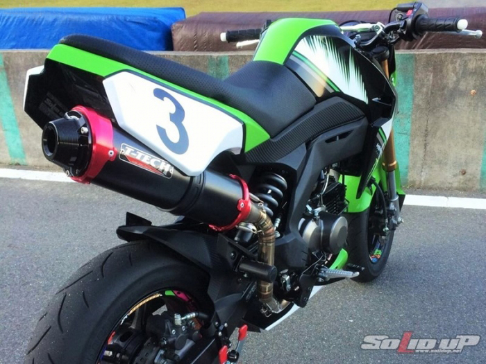 Z125/PRO用 レーシングゼッケンカウル / ソリッドアップ