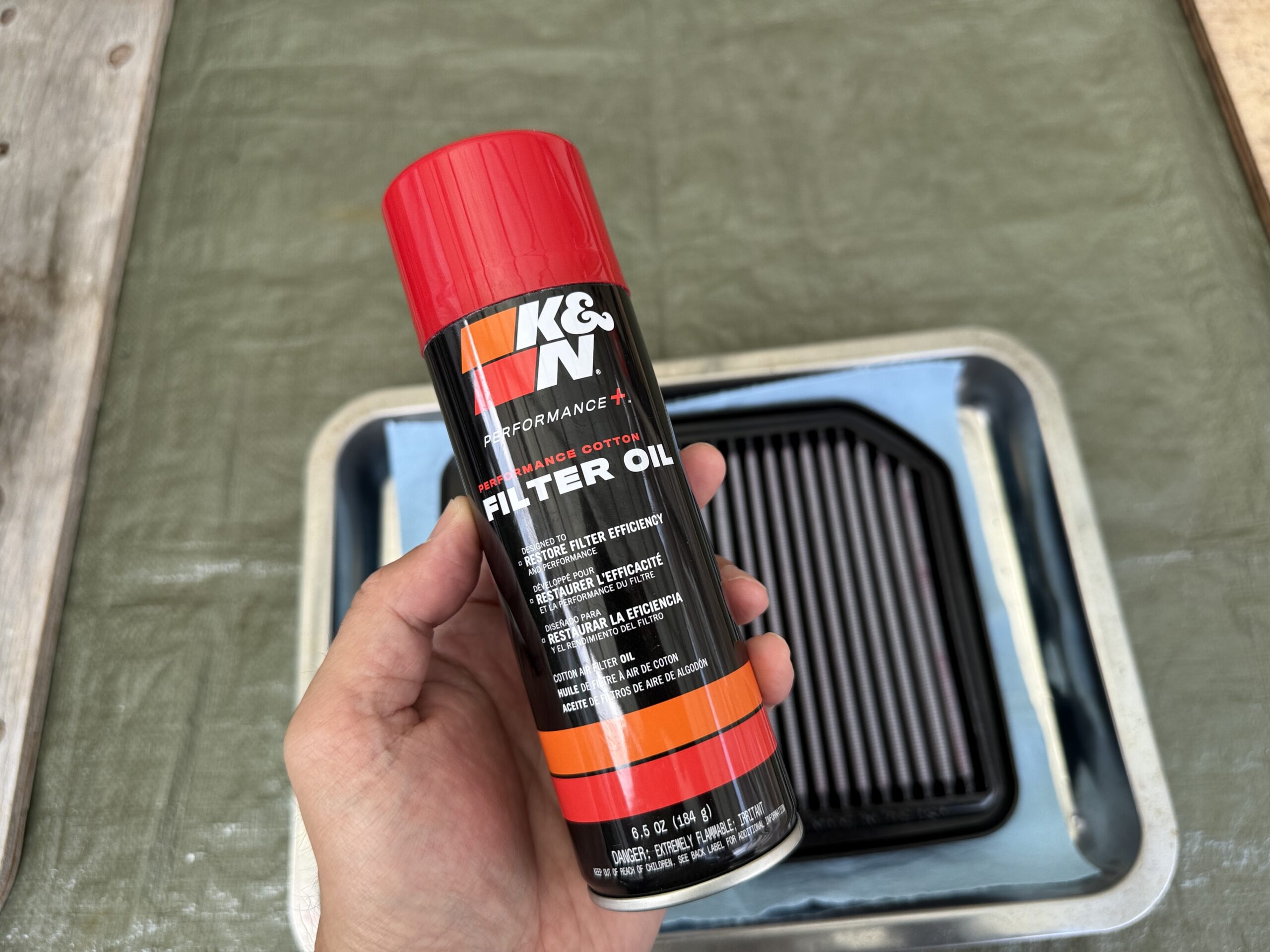 ジムニーJB64のK＆Nのエアフィルターを洗浄！メンテナンス・洗浄頻度は