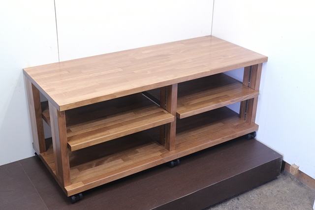 キャスター付きオーディオラック テレビ台