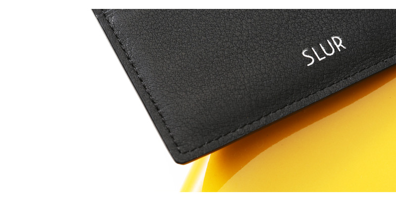 SLUR スラー エナメル二つ折り財布 volanteヴォランテ 【4月30日頃出荷