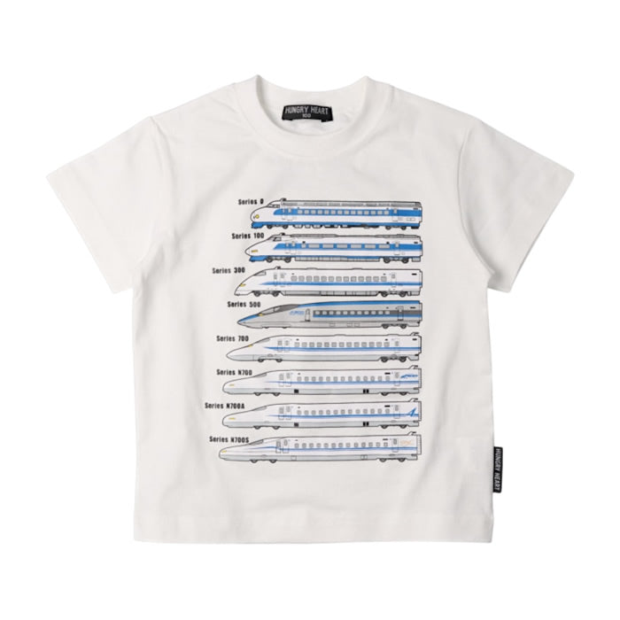 JR歴代新幹線電車プリント半袖Tシャツ | 子供服のスマイルベビー