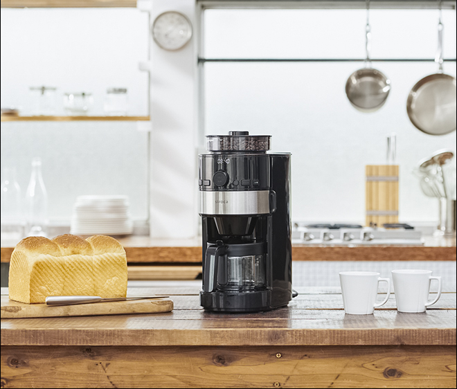 コーヒーメーカー siroca コーン式全自動コーヒーメーカー SC-C111