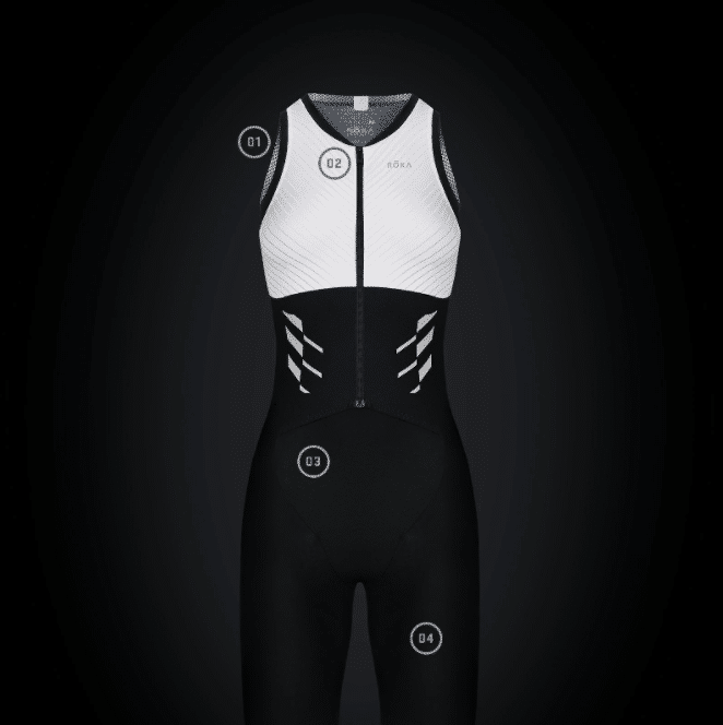 公式】ROKA (ロカ)Women's Gen II Elite Aero Tri Suit [Sleeveless