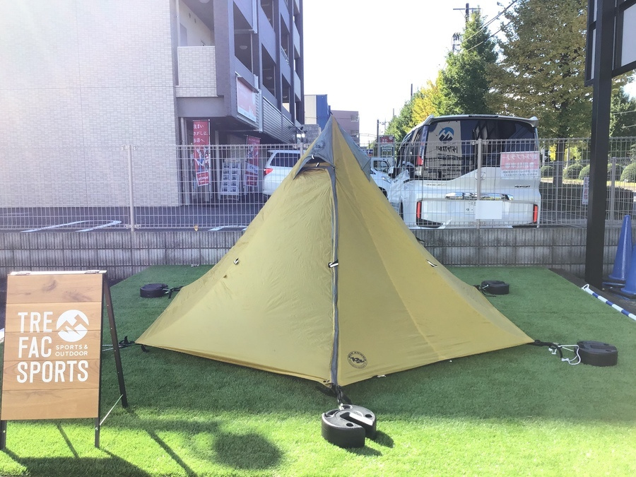 ビッグアグネスのヤモナイト3入荷！軽量コンパクトなワンポールテント