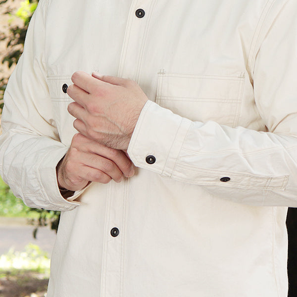 DIAMOND CRACKER SHIRT / ORIGINAL HIGH DENSITY CHAMBRAY / RAW WHITE