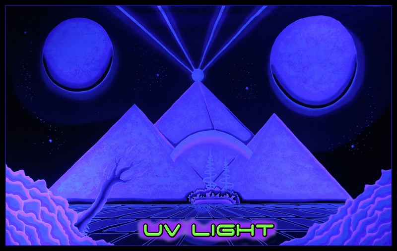 Giant UV Banner : Space Pyramid – Space Tribe