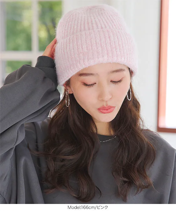 もっちりリブニット帽 [J1188] - レディースファッション通販 神戸