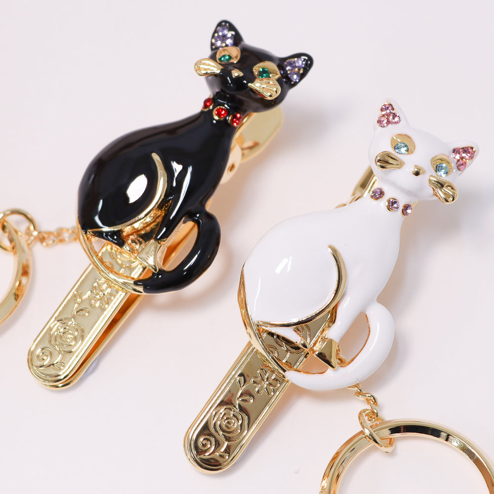 バッグキークリップ おすわりネコちゃん – 3carat（スリーカラット