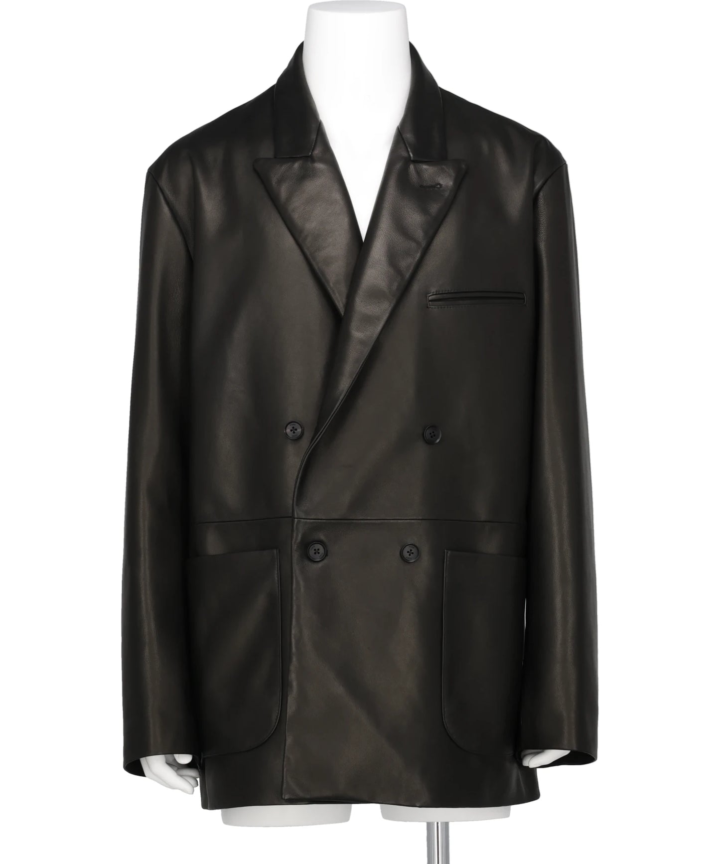 YOKE(ヨーク) 2026SS SHEEP LEATHER DOUBLE BRESTED BLEAZER