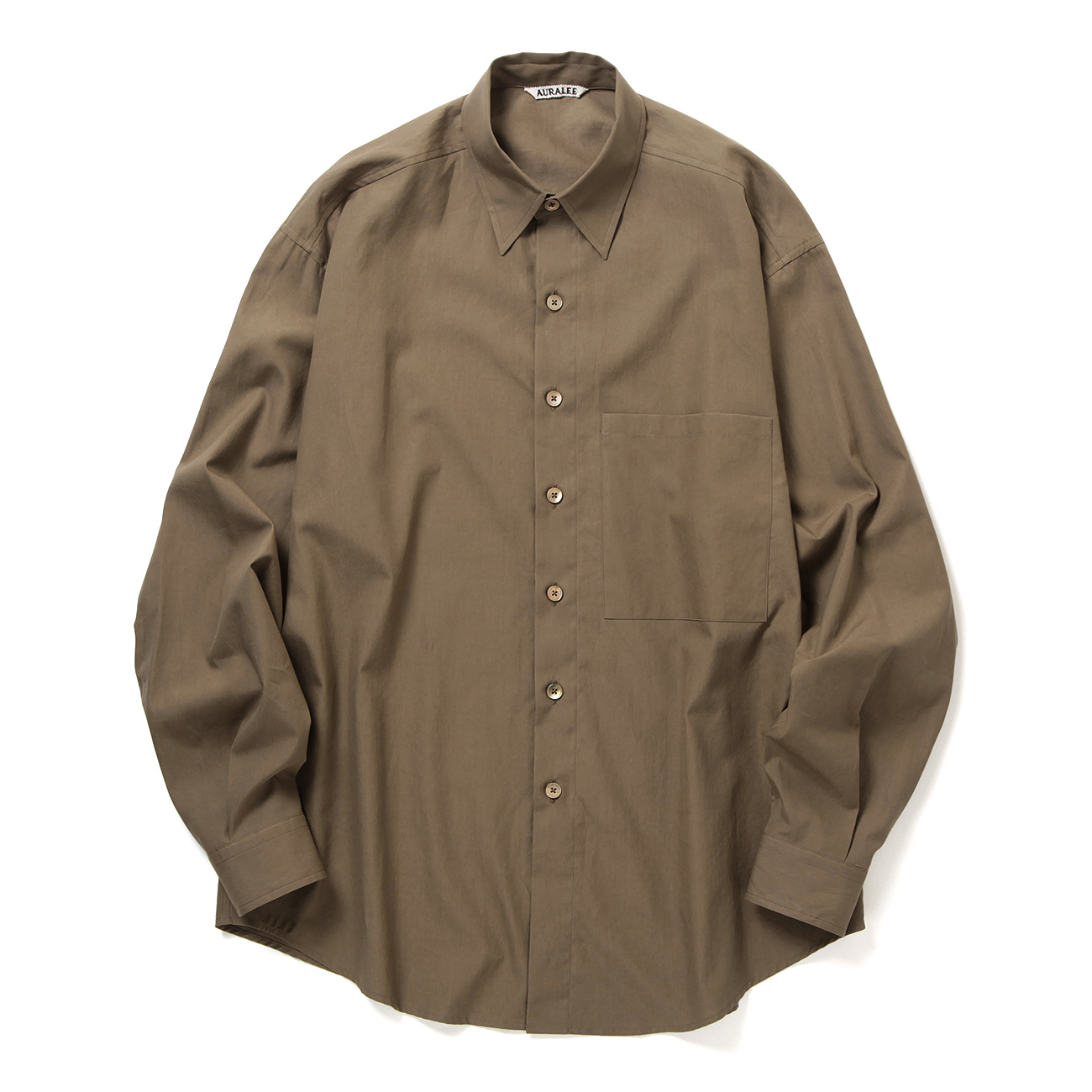 AURALEE / オーラリー | WASHED FINX TWILL BIG SHIRT (メンズ