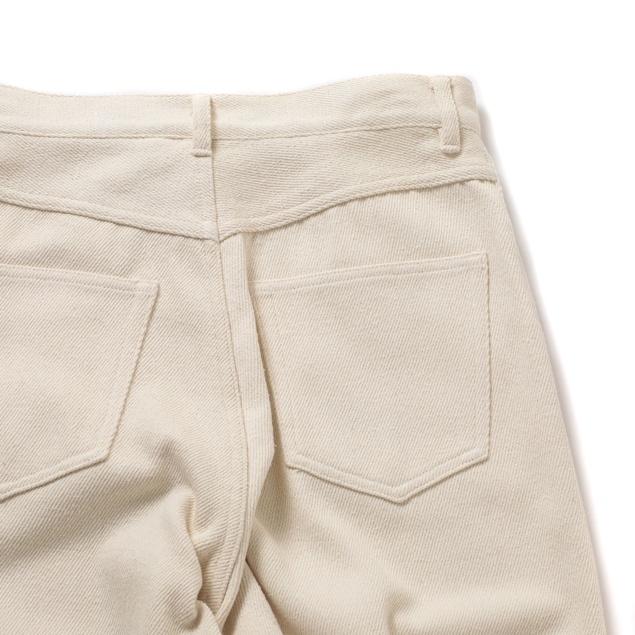 AURALEE / オーラリー | SILK NEP DENIM 5P WIDE PANTS (レディース