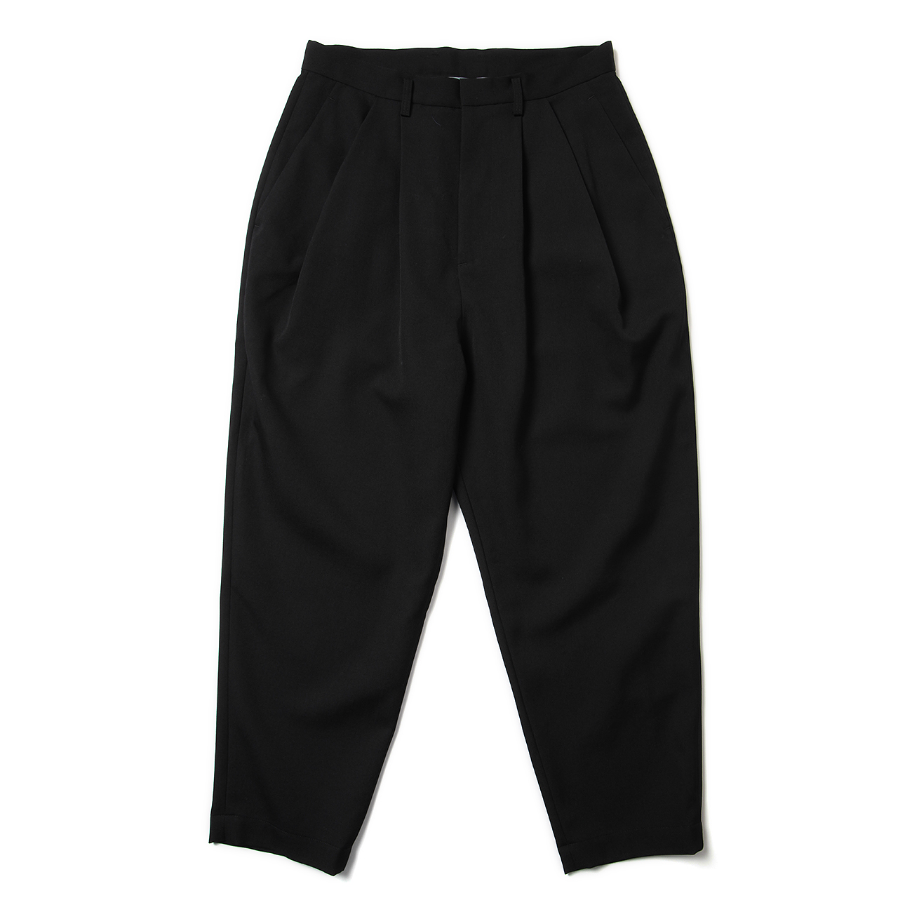 Dulcamara / ドゥルカマラ | よそいきオーバータックパンツ - Black