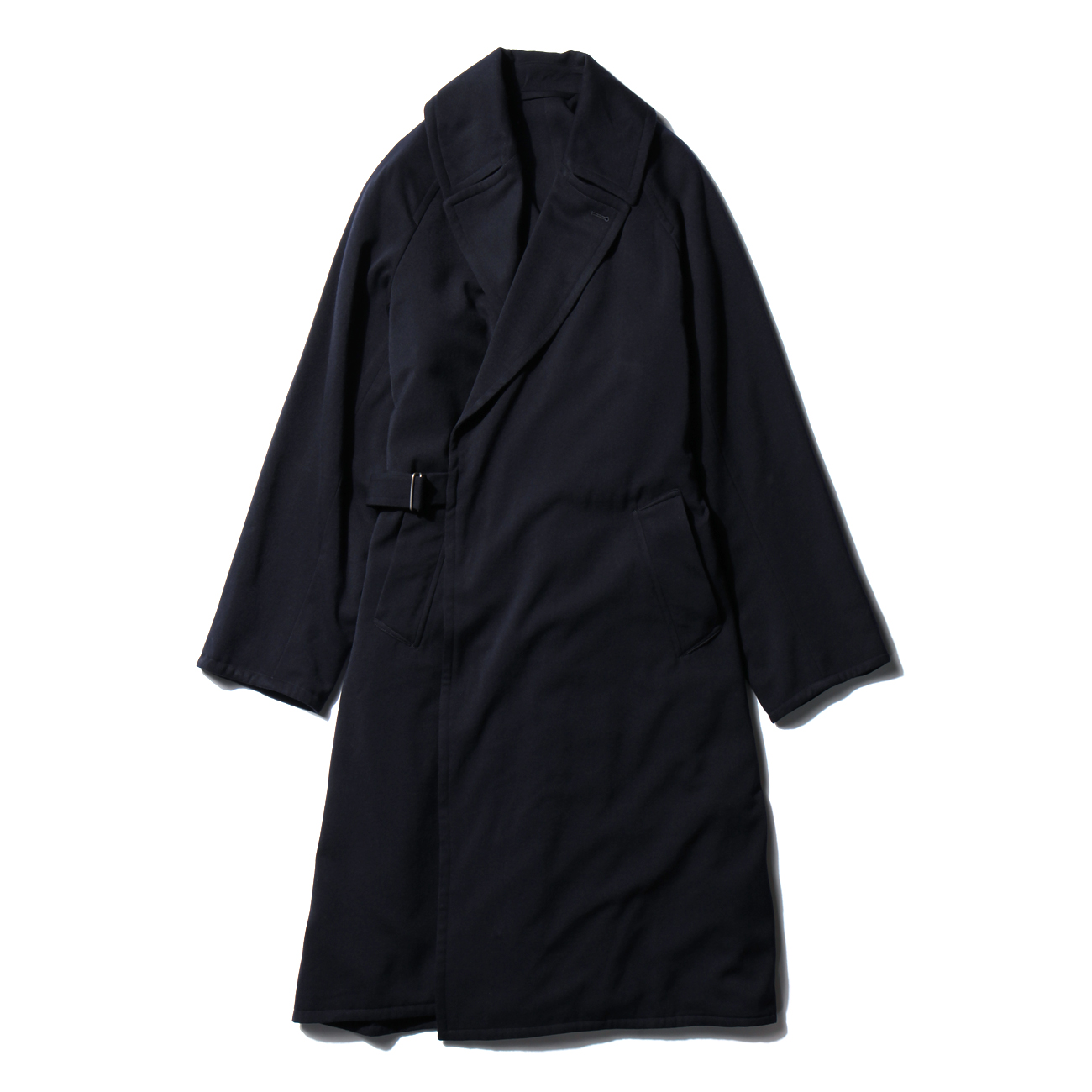 COMOLI / コモリ | ウール中綿 タイロッケンコート - Navy | 通販