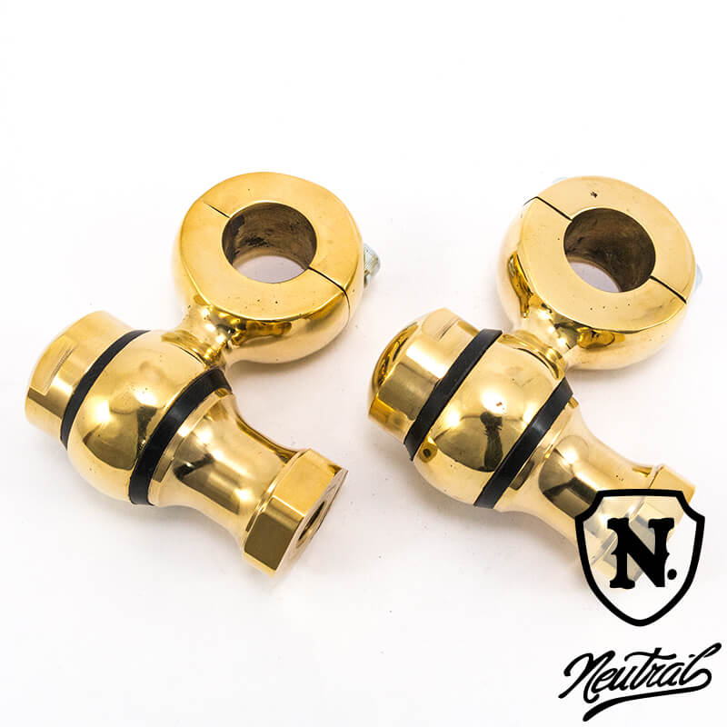 2インチ真鍮ドッグボーンライザー/1インチハンドル用 / 2％er