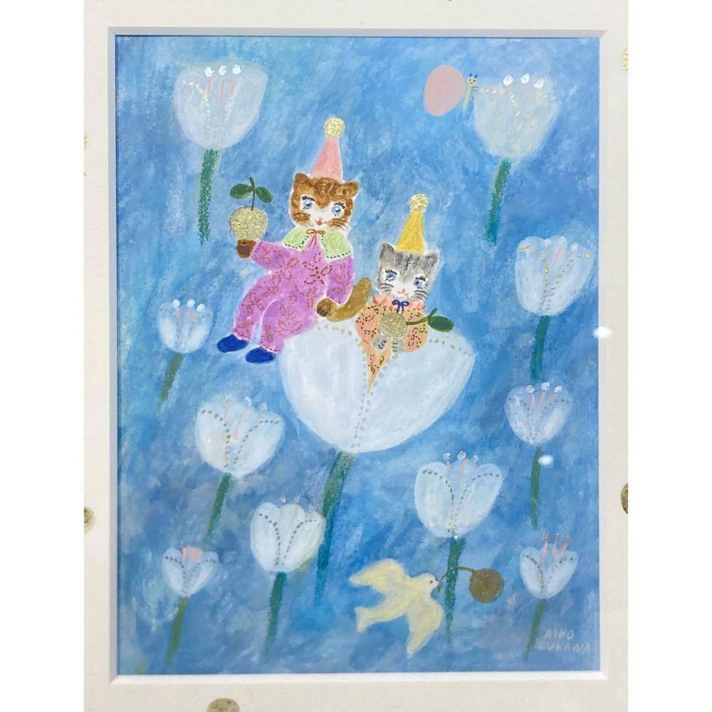 Aiko Fukawa：額装付き原画】布川愛子 Petal's Lullaby 布川愛子 Aiko