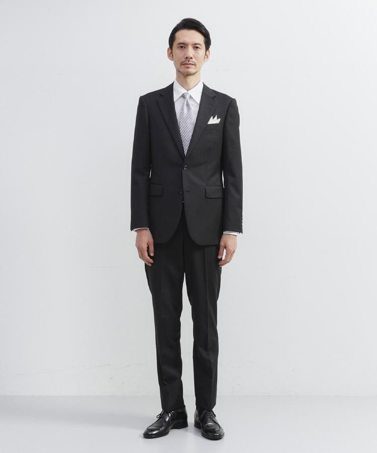 冠婚葬祭】無地 サージスーツ/3ピース対応可（スーツセット） | TAKEO