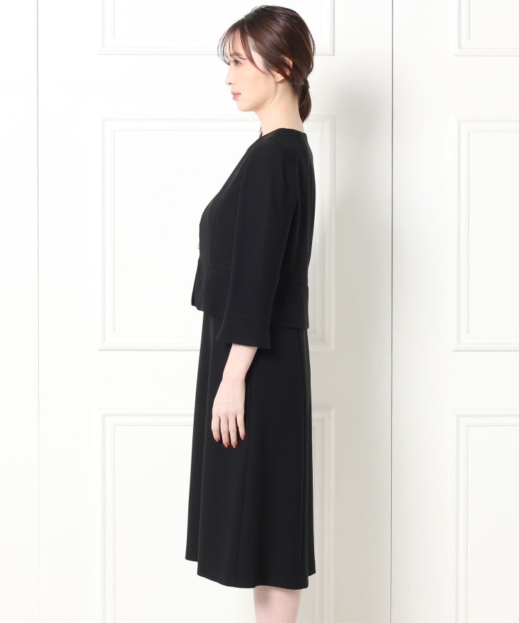 Yukiko Kimijima ロールカラージャケット&ワンピース アンサンブル