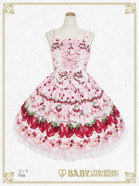 Juicy Strawberry Memory柄ジャンパースカートⅠ – BABY, THE STARS