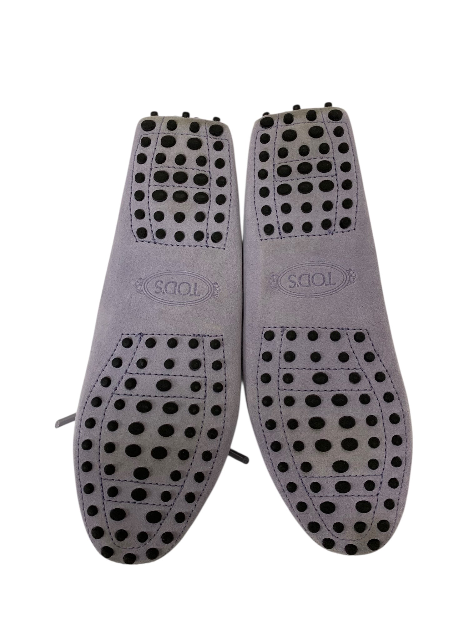 トッズ ドライビングシューズ 38 1/2 パープル スエード | 中古