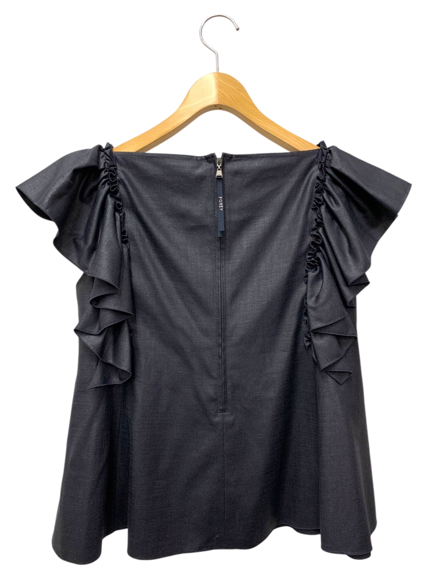 フォクシーニューヨーク Blouse Papillon 44698 ブラウス 38 ネイビー