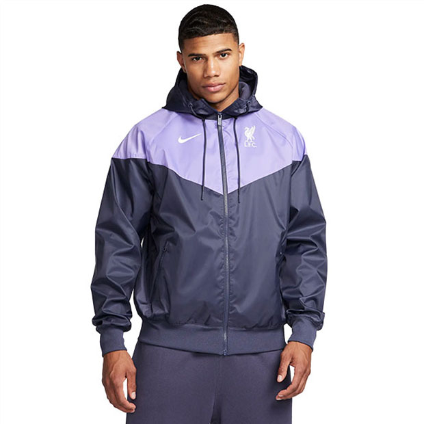 リバプール NSW SPE ウーブン LND WR フーディジャケット スペース