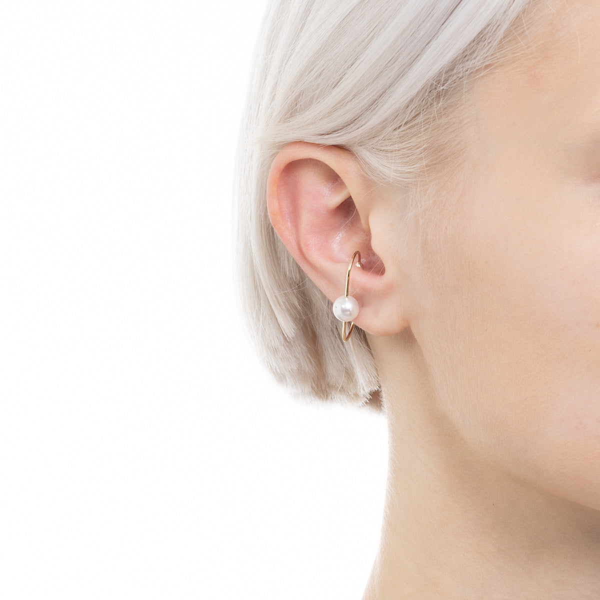 MIRÓ アコヤパール イヤーカフ Mサイズ