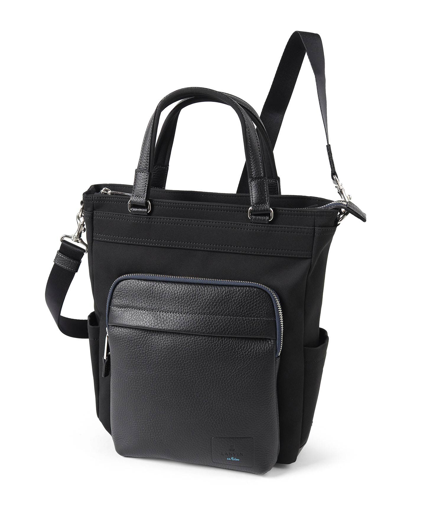 LANVIN en Bleu / ランバン オン ブルー ピケ ショルダー兼用 トート