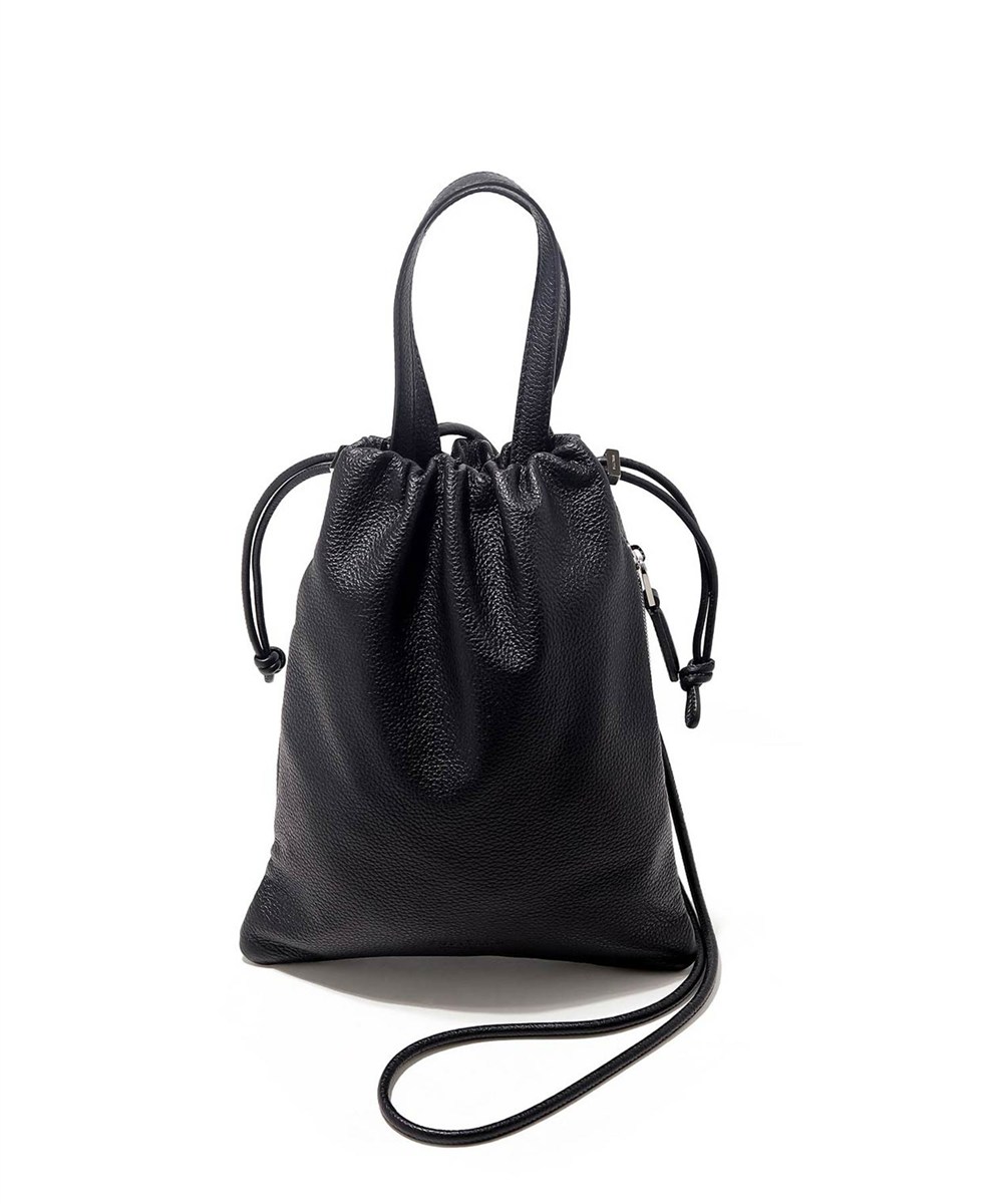 FUJITAKA / フジタカ フィノ レザー巾着ミニバッグ 2WAY / ショルダー