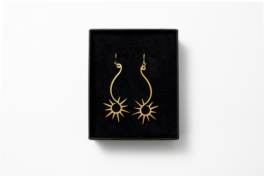 幻! 90s アンダーカバー × ロイヤルオーダー コラボ Uロゴ ピアス 両耳