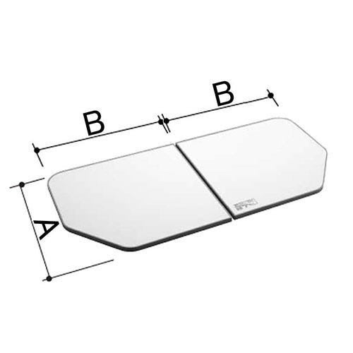 LIXIL・INAX 薄型保温組フタ [YFK-1677B(1)-D4] 1600オーバル浴槽用