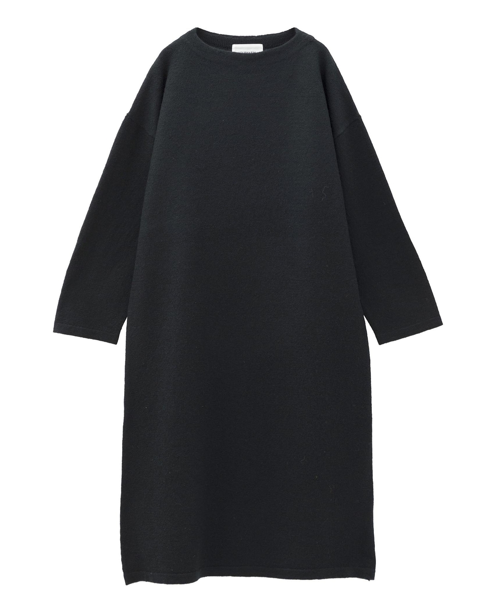 LOURMARIN】ボトルネックニットワンピース｜LOGEMENT DE CLAIRE