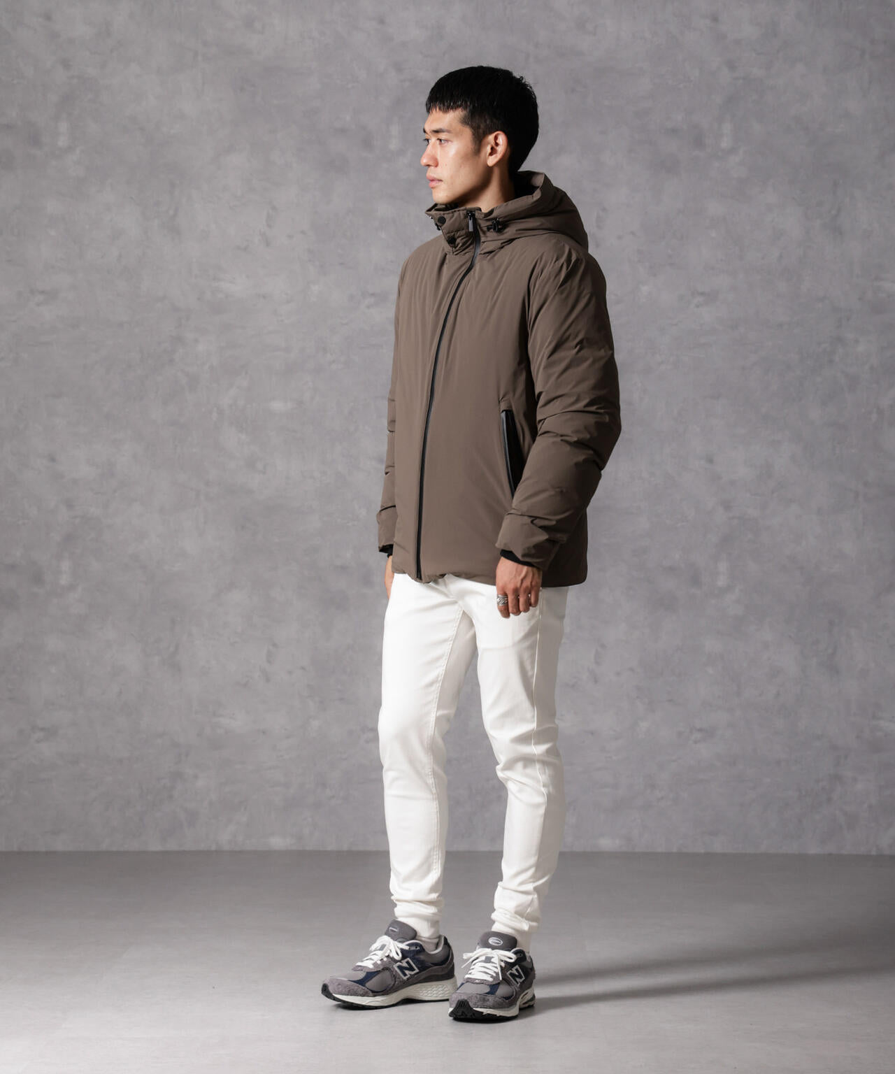 西川ダウン(R)」スポーティー フード ダウン