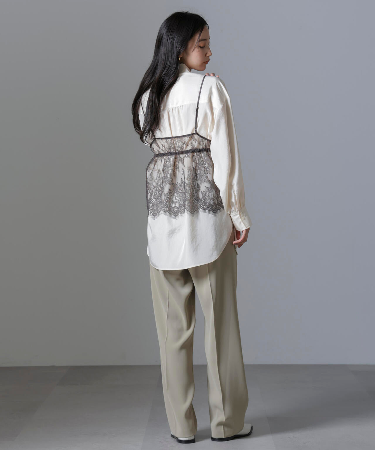 レース キャミ ブラウス