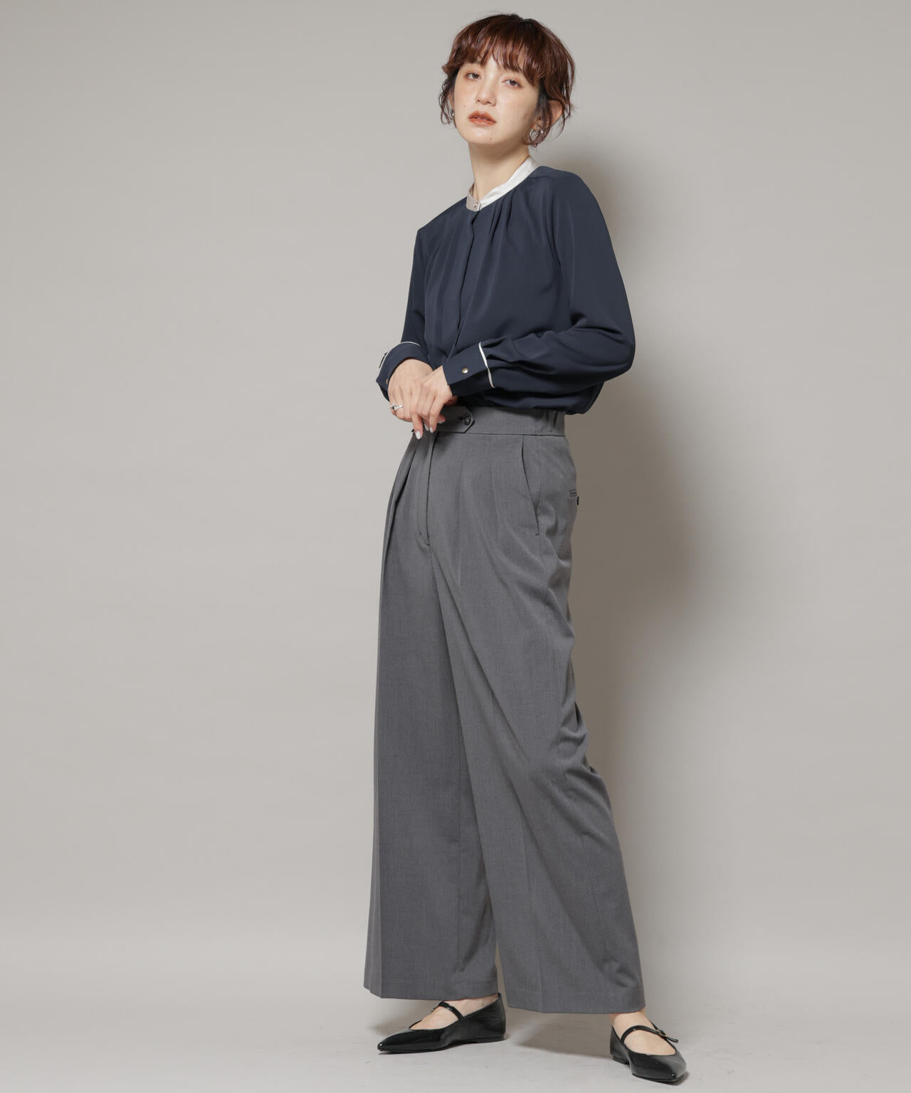 ドライウェザー ストレッチ 2タック ワイドパンツ ( セットアップ 可)